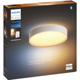 Philips Hue White Ambiance Enrave Deckenleuchte L, LED-Leuchte weiß, inkl. Dimmschalter