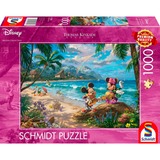 Schmidt Spiele Thomas Kinkade Studios: Disney Dreams Collection - Minnie & Mickey in Hawaii, Puzzle 1000 Teile