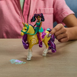 Spin Master Unicorn Academy - Ava und Pflanzen-Magie Leaf, Spielfigur mit echter Mähne und Schweif sowie magischer Leuchtfunktion
