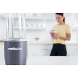 nutribullet Original Standmixer NB606DG silber/grau, 600 Watt, 0,7 Liter & 0,525 Liter