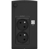 BlueWalker PowerWalker Basic VI 650 SB FR, USV schwarz, Outlet: 2x Type E French