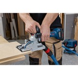 Bosch Akku-Flachdübelfräse GFF 18V-22 Professional Solo, 18 Volt, Nutfräse blau/schwarz, ohne Akku und Ladegerät, in L-BOXX