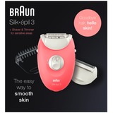 Braun Silk-épil 3-440, Epiliergerät rosa/weiß