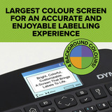 Dymo LabelManager 640 CB, Beschriftungsgerät schwarz, 2202104, Thermotransfer-Druck