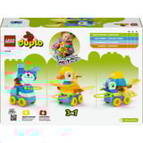 LEGO 10448 DUPLO Town Tiere auf Rädern 3-in-1-Set, Konstruktionsspielzeug 