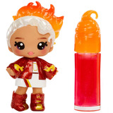 MGA Entertainment Yummiland Lip Gloss Doll Serie 2 - Amber Cinnamon, Puppe 