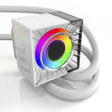 Montech CyberFlow ARGB 360, Wasserkühlung weiß