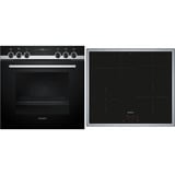 Siemens EQ522IA01, Herdset schwarz/silber