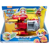 Spin Master Paw Patrol, Mighty Pups Super Paws - Marshalls Powered Up Fahrzeug, Spielfahrzeug Verwandlungsfähiges Fahrzeug mit Figur