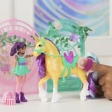 Spin Master Unicorn Academy - Ava & Einhorn Leaf Stall Spielset mit Farbwechseleffekt, Spielfigur 