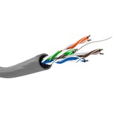 goobay Netzwerkkabel Cat.5e, U/UTP grau, 100 Meter, flexibel