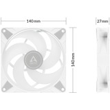 ARCTIC P14 PWM PST A-RGB, Gehäuselüfter weiß, 140 mm
