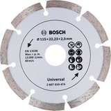 Bosch Diamanttrennscheibe Universal, Ø 115mm Bohrung 22,23mm