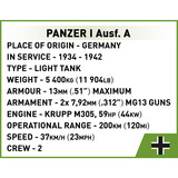 COBI Renault R35 - Valentine IX - Panzer I, Konstruktionsspielzeug Maßstab 1:48