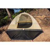 Coleman Darwin 4 Plus Summer, Zelt beige/dunkelrot