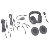 ENDORFY VIRO Plus USB Alt Gray, Gaming-Headset dunkelgrau, USB-A, 3.5 mm Klinke, 7.1-USB-Soundkarte