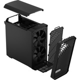 Fractal Design Torrent Compact Black Solid, Tower-Gehäuse schwarz, Seitenteile aus Stahl