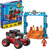 Hot Wheels Monster Trucks Bone Shaker Crash Set, Spielfahrzeug 151-teilig