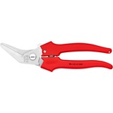 KNIPEX Kombischere 95 05 185 rot, Länge 185mm, abgewinkelt