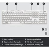 Logitech MK295, Desktop-Set weiß, DE-Layout