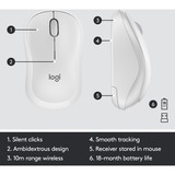 Logitech MK295, Desktop-Set weiß, DE-Layout