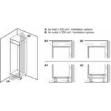 Neff KI1812FE0 N50, Vollraumkühlschrank 1775  mm Nische