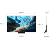 Samsung GQ-77S90H Vision AI Smart, OLED-Fernseher 195 cm (77 Zoll), schwarz/silber, UltraHD/4K, Ultimate Gaming Pack, 100Hz Panel