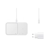 Samsung Wireless Charger Duo mit Adapter EP-P5400T, Ladestation weiß
