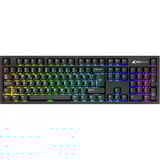 Sharkoon OfficePal KB70W Silent, Tastatur schwarz, DE-Layout
