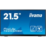 iiyama ProLite T2255MSC-B1, LED-Monitor 54.5 cm (21.5 Zoll), schwarz, Full HD, IPS, HDMI, DisplayPort