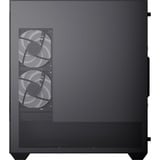 Aerocool P500D-G-BK-v1, Tower-Gehäuse schwarz, Tempered Glass x 2