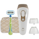 Braun Silk-expert Pro 5 IPL PL5237, Haarentferner weiß/gold, inkl. Tasche + Gillette Venus Extra Smooth Swirl