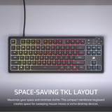 Corsair K55 CORE TKL, Gaming-Tastatur schwarz, DE-Layout, Rubberdome