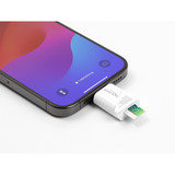 DeLOCK USB-C Mini Card Reader für MicroSD, Kartenleser weiß