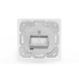 Digitus Frontplatte + Einbaurahmen für Multimedia/Keystone, Frontpanel weiß