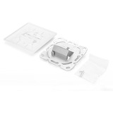 Digitus Frontplatte + Einbaurahmen für Multimedia/Keystone, Frontpanel weiß
