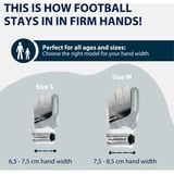 HUDORA Torwarthandschuhe für Kinder, grau, Gr. S grau/weiß, für Kinder ab 5 Jahren