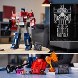 LEGO 10302 Icons Transformers Optimus Prime, Konstruktionsspielzeug Transformers 2-in-1 Set, LKW und Roboter