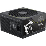MSI MAG A1000PLS PCIE5 1000W, PC-Netzteil schwarz, 1x 12-Pin High Power GPU, 4x PCIe, Kabelmanagement, 1000 Watt