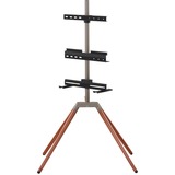 ONE FOR ALL Universal-TV-Ständer Quadpod, Halterung schwarz