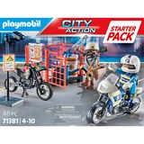 PLAYMOBIL 71381 City Action Starter Pack Polizei, Konstruktionsspielzeug 