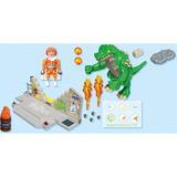 PLAYMOBIL 71831 Heroes: Helden-Showdown mit der Riesenechse, Konstruktionsspielzeug 