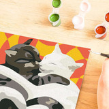 Ravensburger CreArt - Katzen-Liebe, Malen 