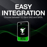 Seagate Exos 7E10 10 TB, Festplatte SAS 12 Gb/s, 3,5"