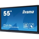 iiyama ProLite TE5512MIS-B3AG, Public Display schwarz (matt), UltraHD/4K, IPS, Touchscreen