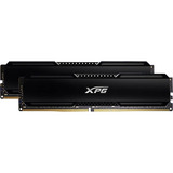 ADATA DIMM 32 GB DDR4-3200 (2x 16 GB) Dual-Kit, Arbeitsspeicher schwarz, AX4U320016G16A-DCBK20, XPG Gammix D20, INTEL XMP