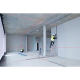 Bosch Professional Linienlaser GLL 3-80 C Professional + Baustativ BT 150, Kreuzlinienlaser blau/schwarz, mit roten Laserlinien, ohne Akku