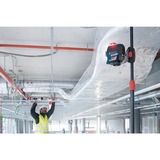 Bosch Professional Linienlaser GLL 3-80 C Professional + Baustativ BT 150, Kreuzlinienlaser blau/schwarz, mit roten Laserlinien, ohne Akku