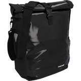 FISCHER Fahrrad Gepäckträgertasche Kurier, Fahrradkorb/-tasche schwarz