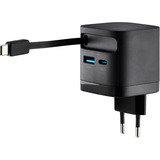 Intenso Power Adapter W65ACIC GaN, Ladegerät schwarz, 65W
